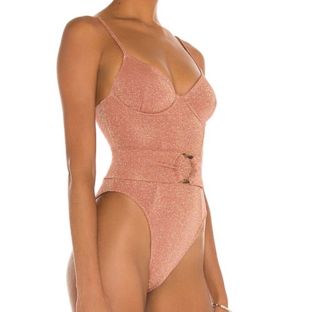 Montce Dainty One Piece in Sparkle Mauve